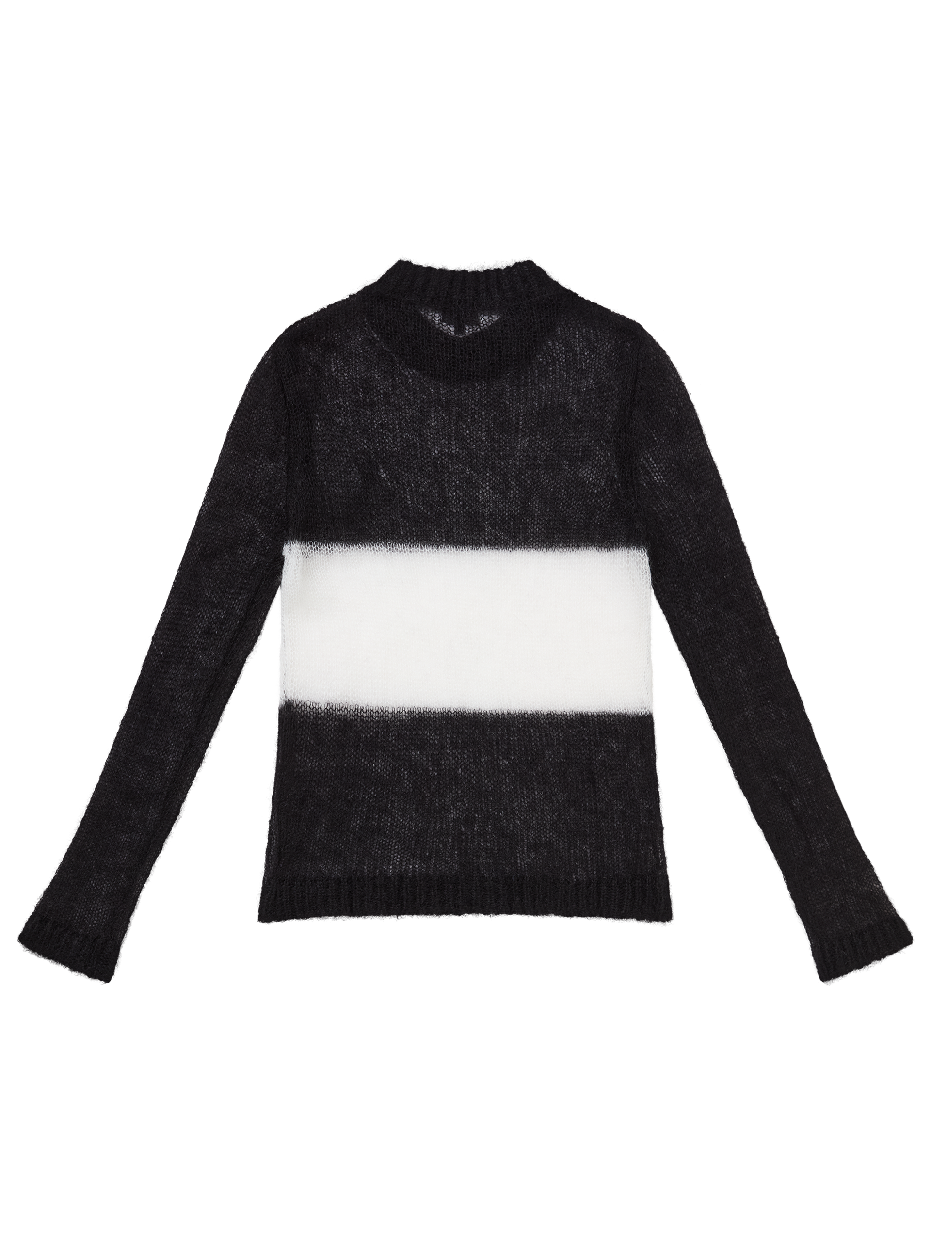 FIRESTARTER MOHAIR JUMPER (BLACK/WHITE)