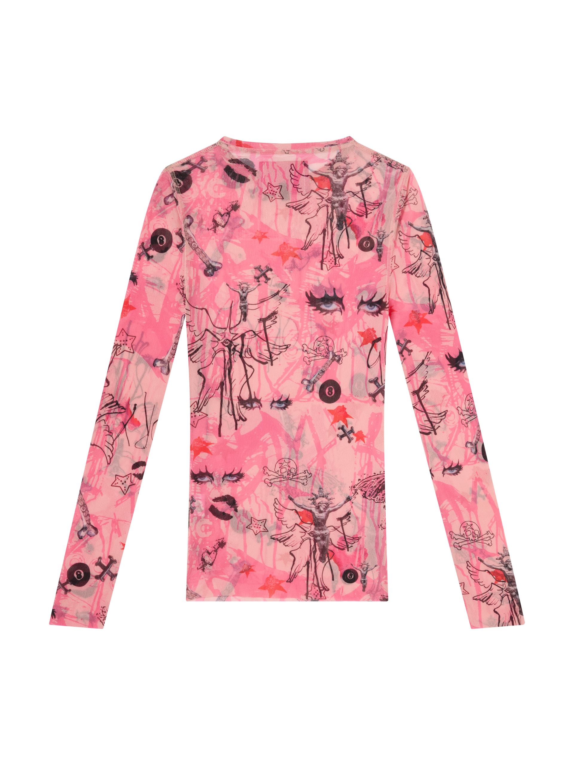DREAM SEQUENCE MESH TOP (PINK)