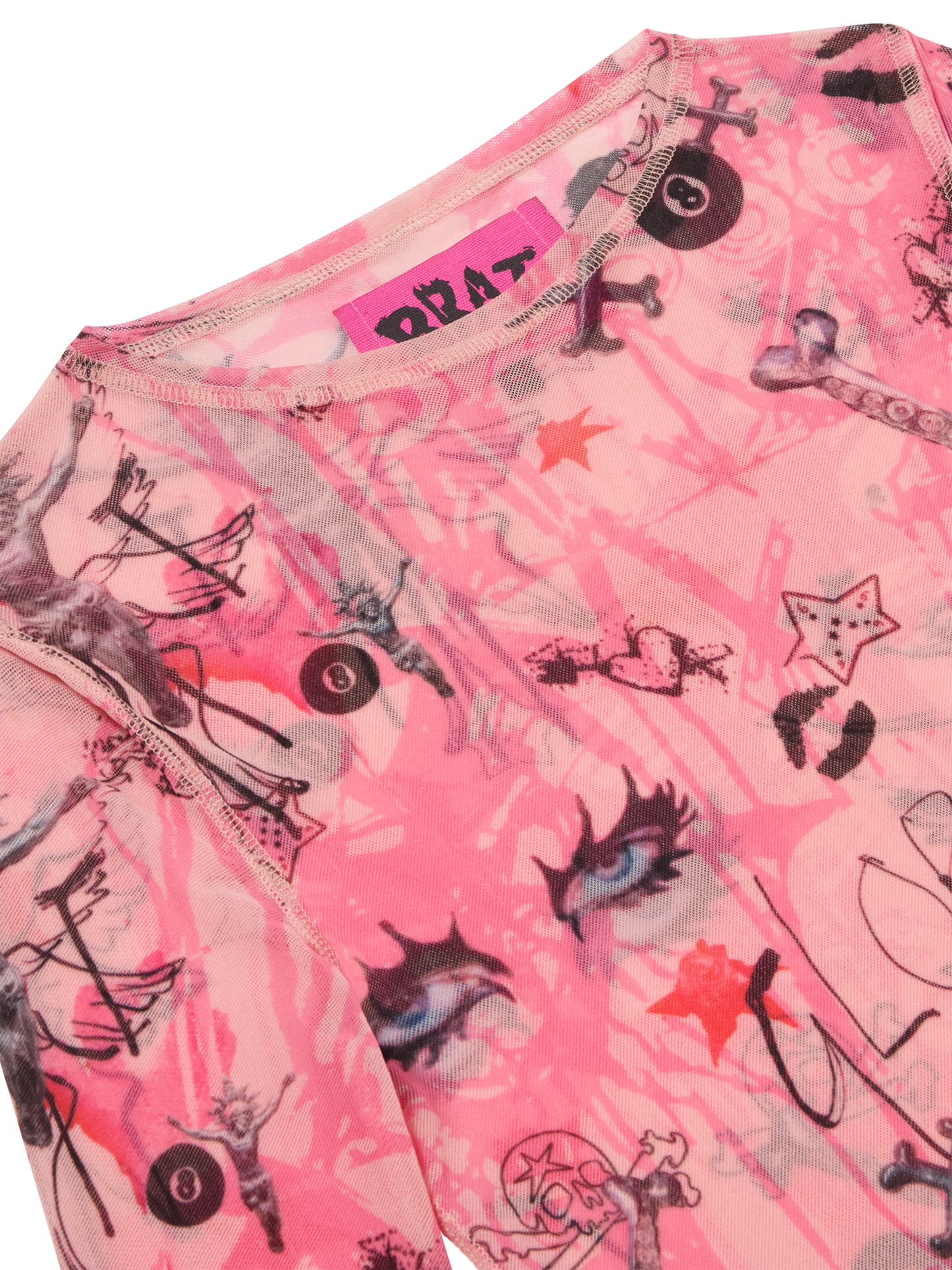 DREAM SEQUENCE MESH TOP (PINK)