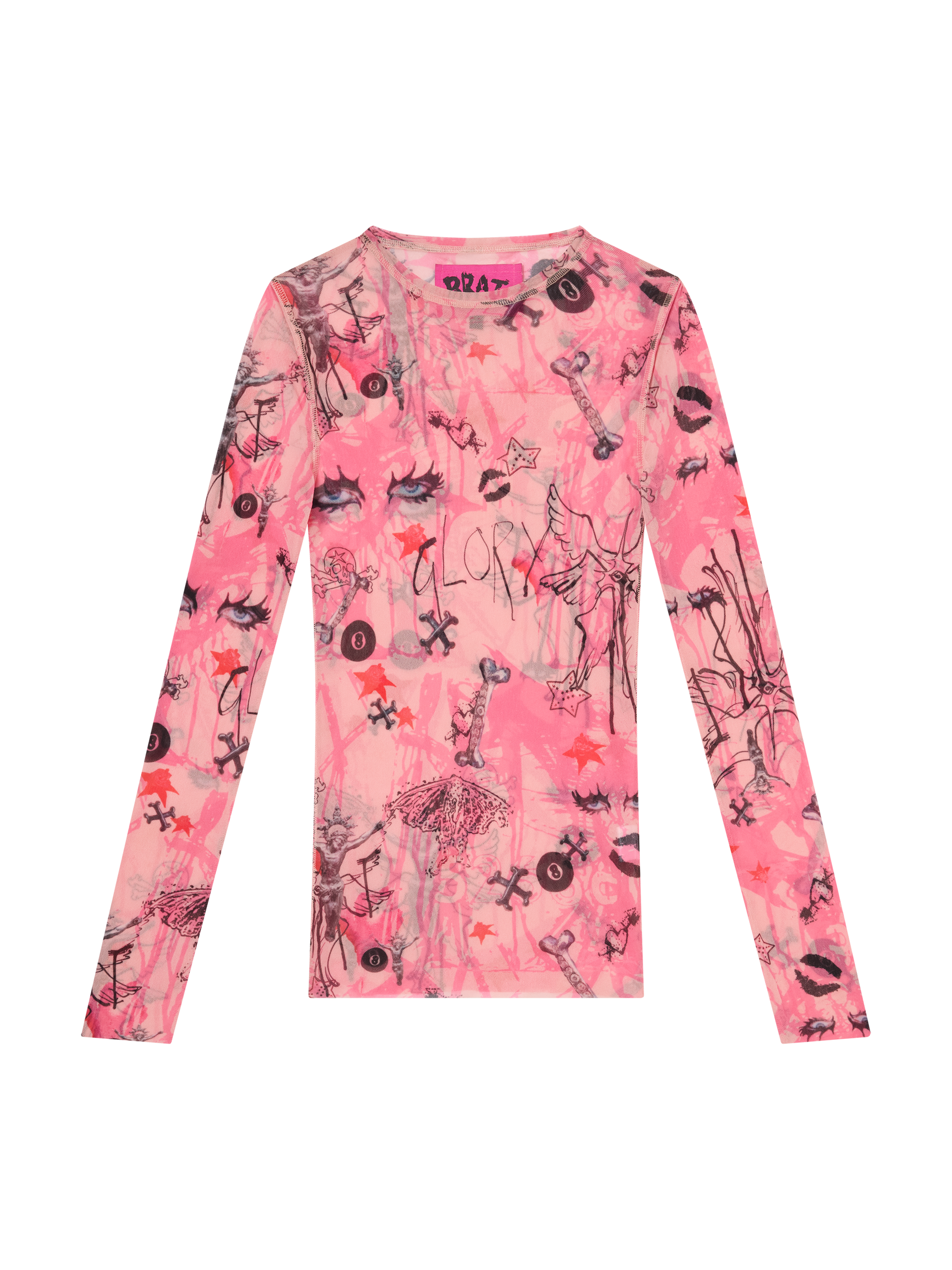 DREAM SEQUENCE MESH TOP (PINK)