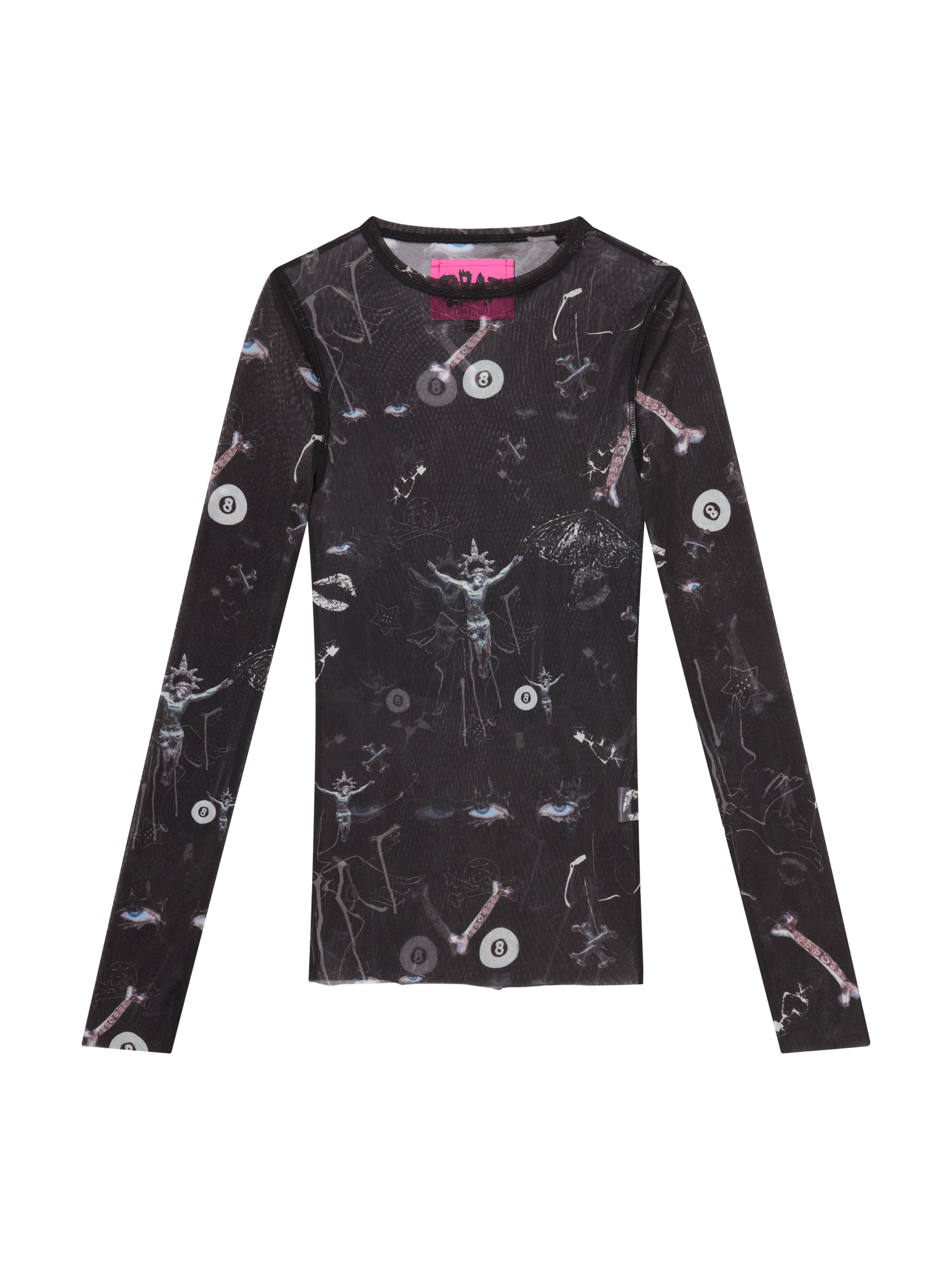 DREAM SEQUENCE MESH TOP (BLACK)