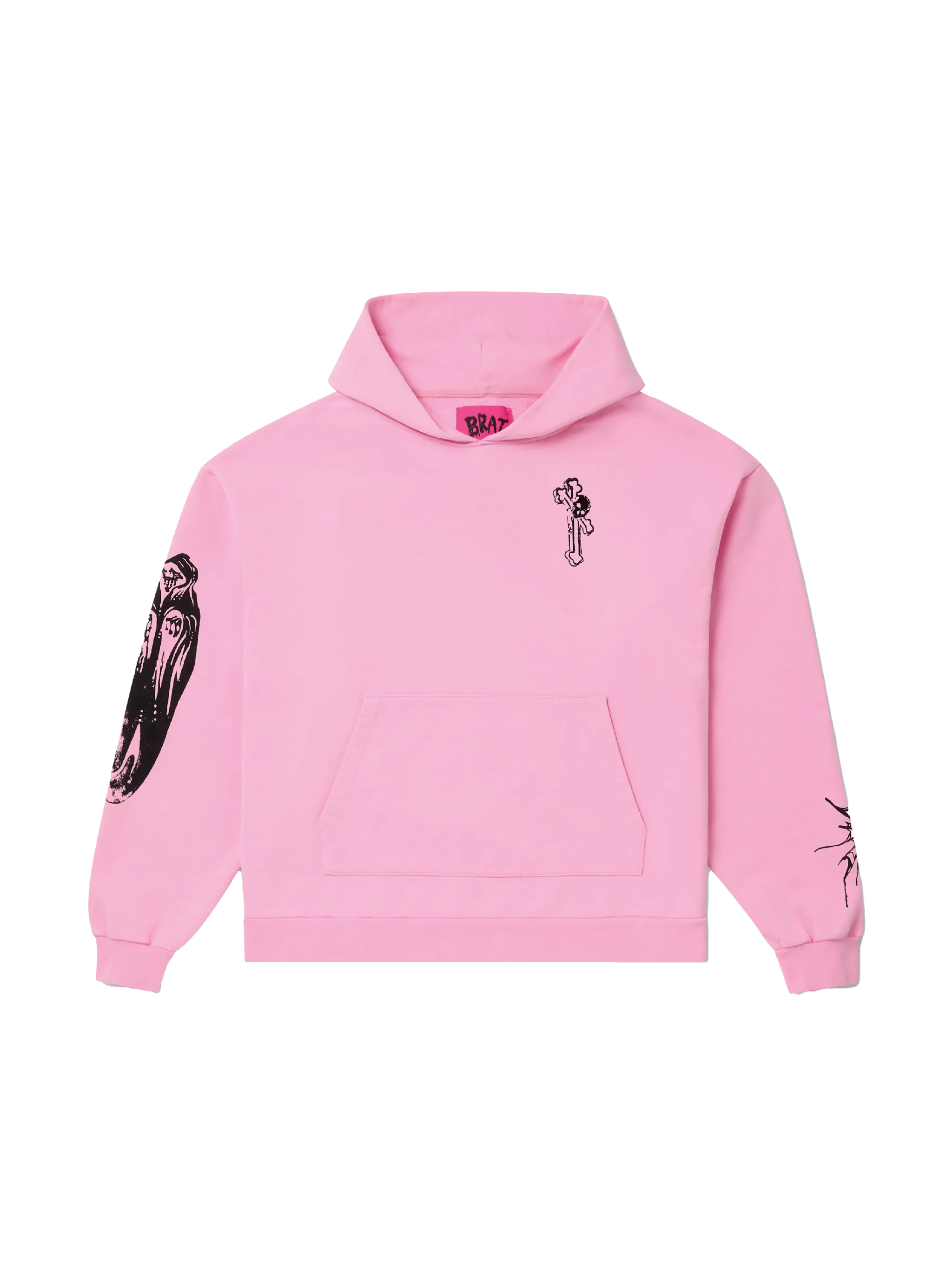 GOTH RUNNER TRACKSUIT HOODIE- CANDY PINK – BRAT