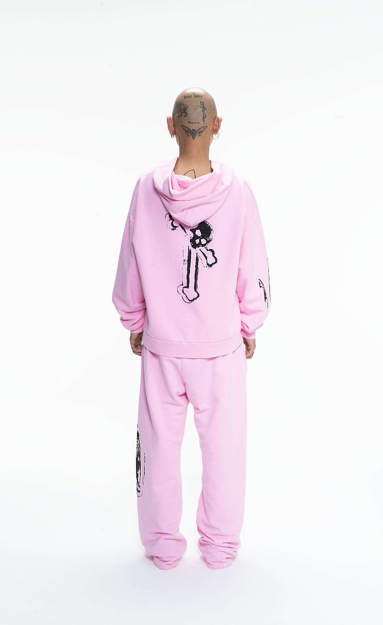 GOTH RUNNER TRACKSUIT HOODIE- CANDY PINK