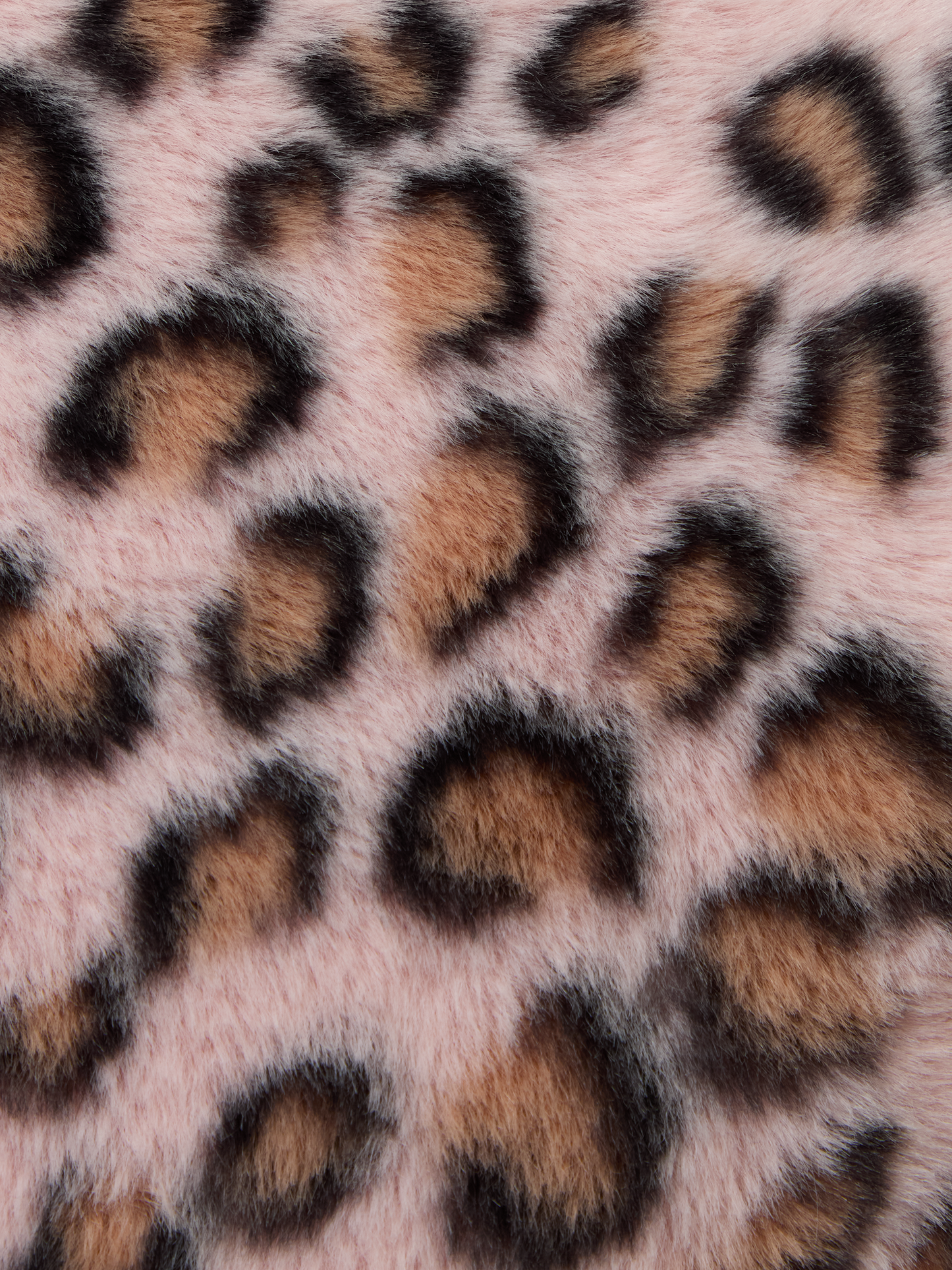 VOODOO PINK LEOPARD FUR CUSHION