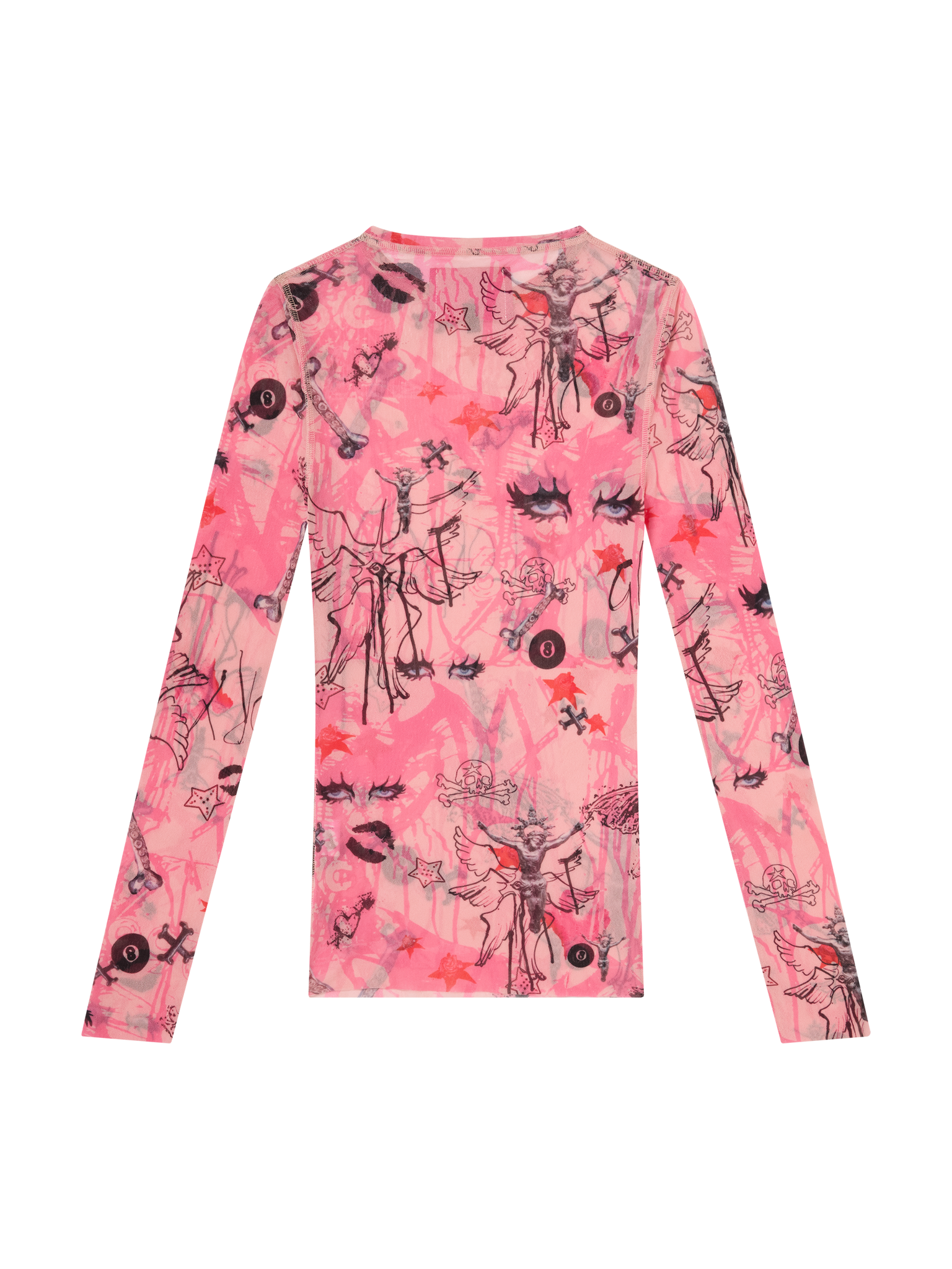 DREAM SEQUENCE MESH TOP (PINK)