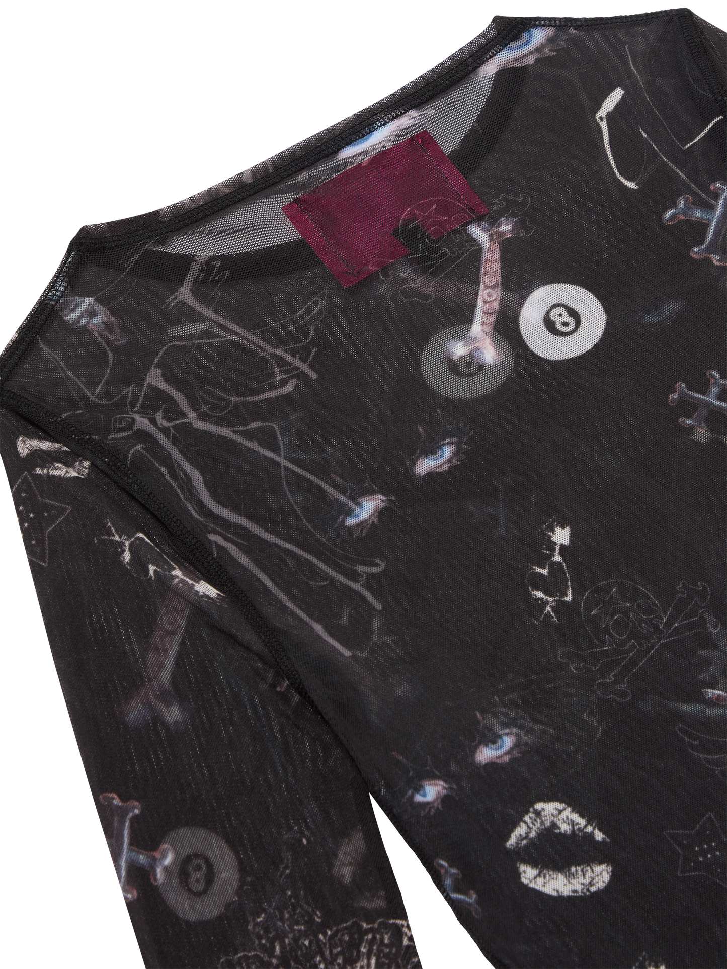 DREAM SEQUENCE MESH TOP (BLACK)