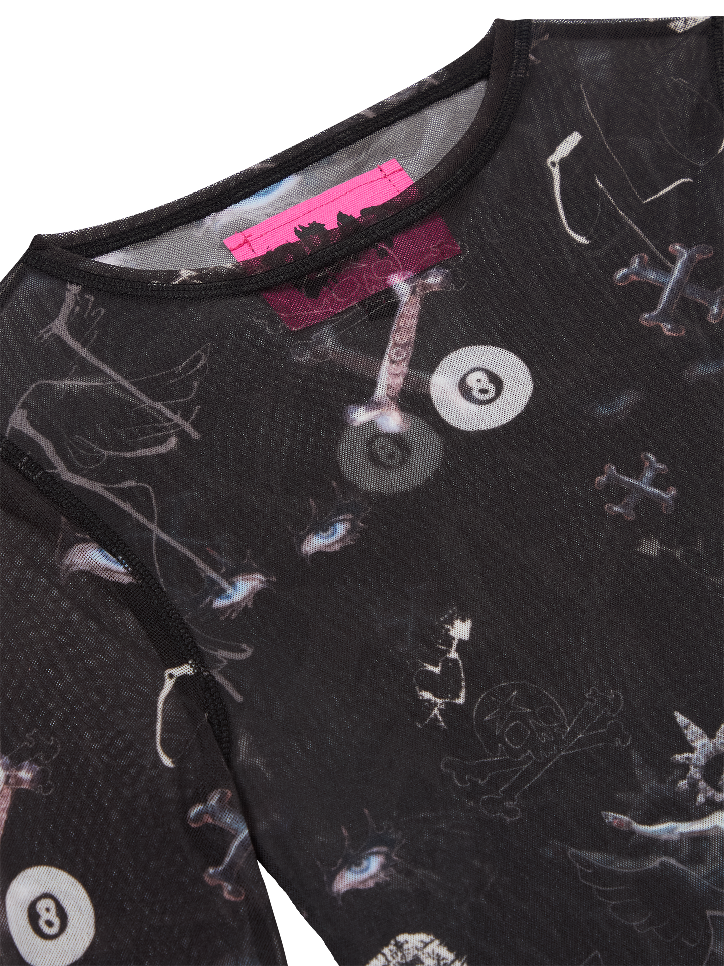 DREAM SEQUENCE MESH TOP (BLACK)