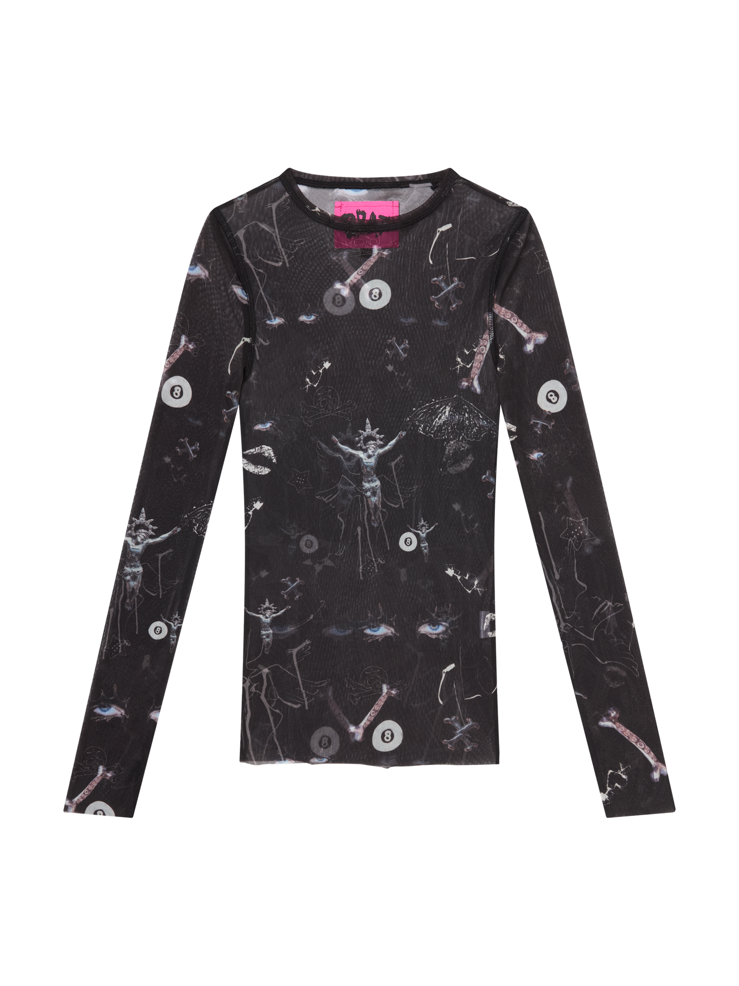 DREAM SEQUENCE MESH TOP (BLACK)