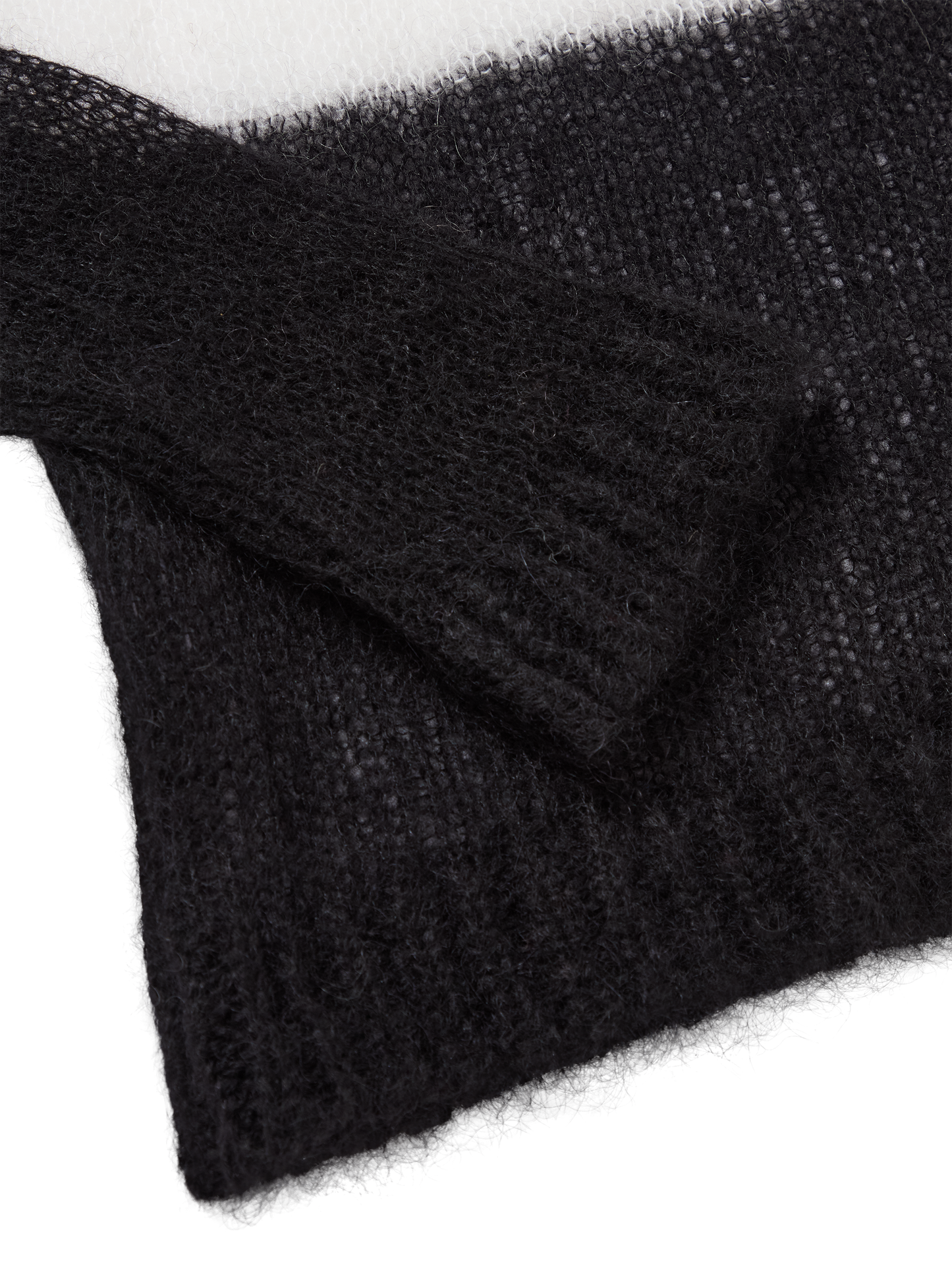 FIRESTARTER MOHAIR JUMPER (BLACK/WHITE)