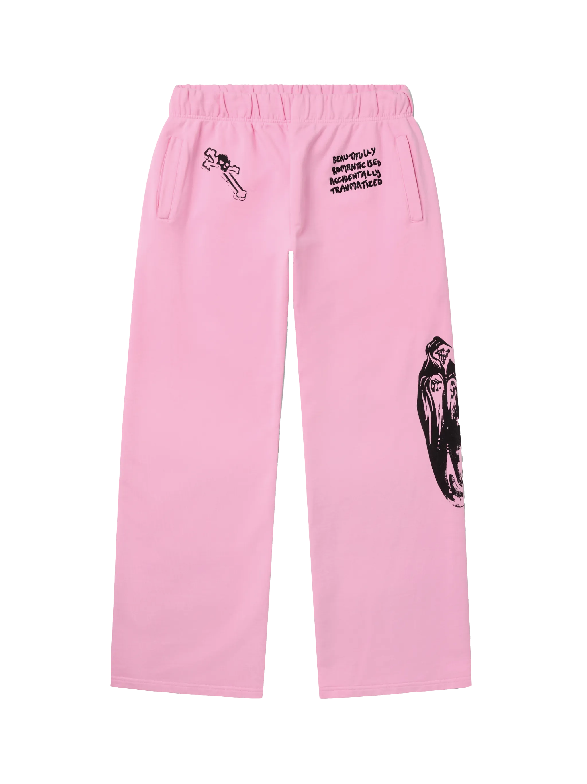 GOTH RUNNER TRACKSUIT BOTTOMS- CANDY PINK – BRAT