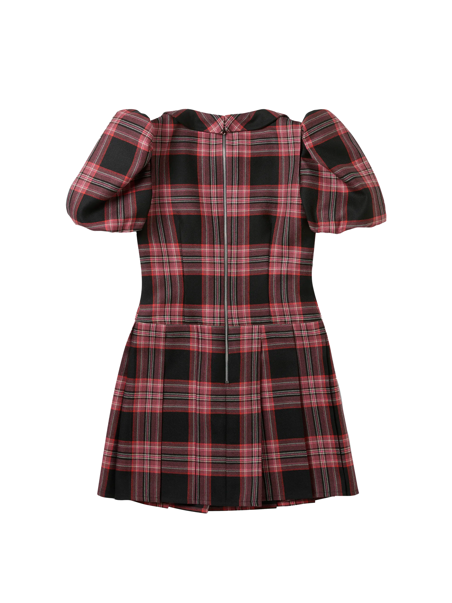 FOUR-PLAY STUDDED TARTAN DRESS - PINK