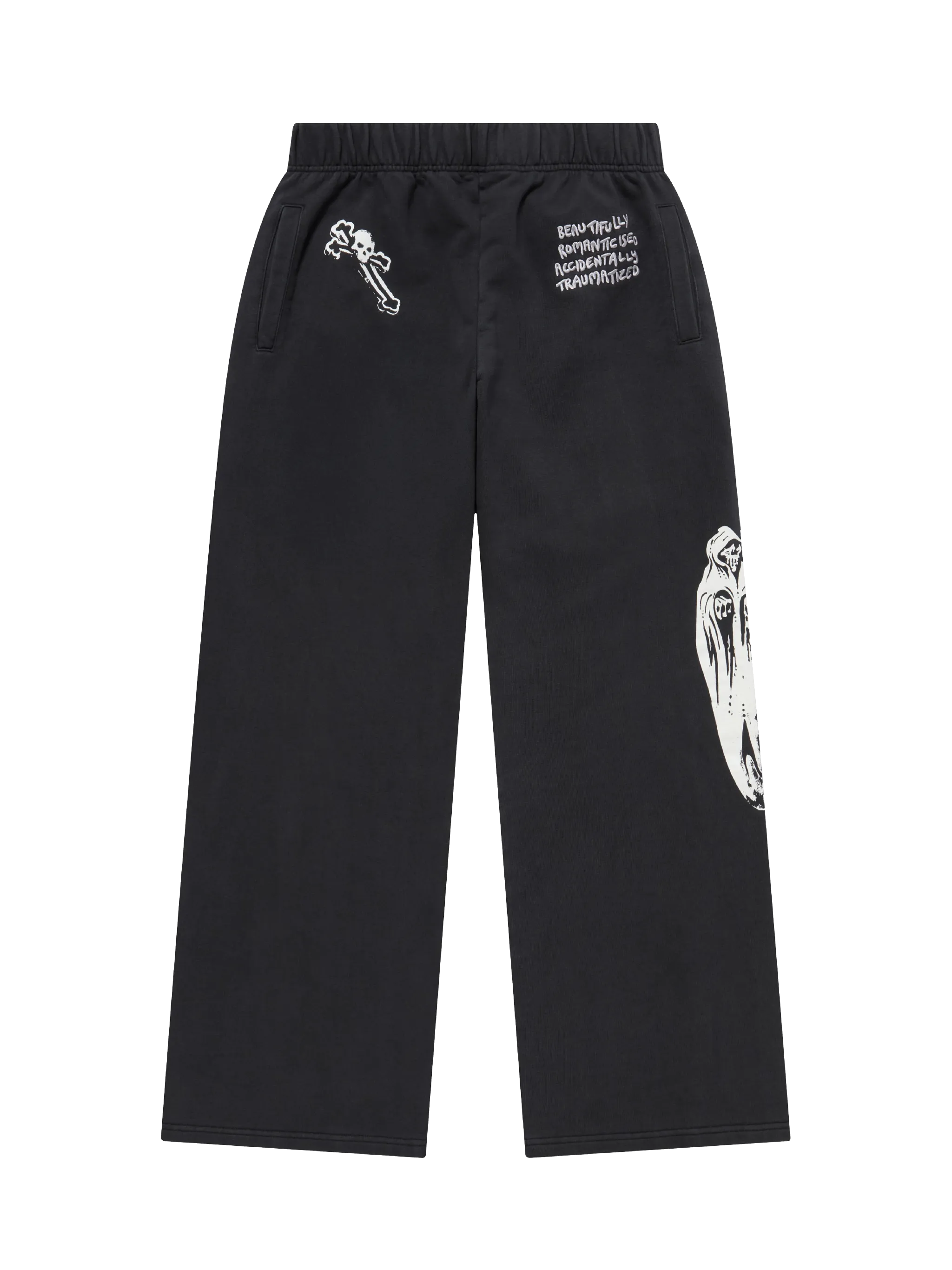GOTH RUNNER TRACKSUIT BOTTOMS- MINERAL BLACK – BRAT
