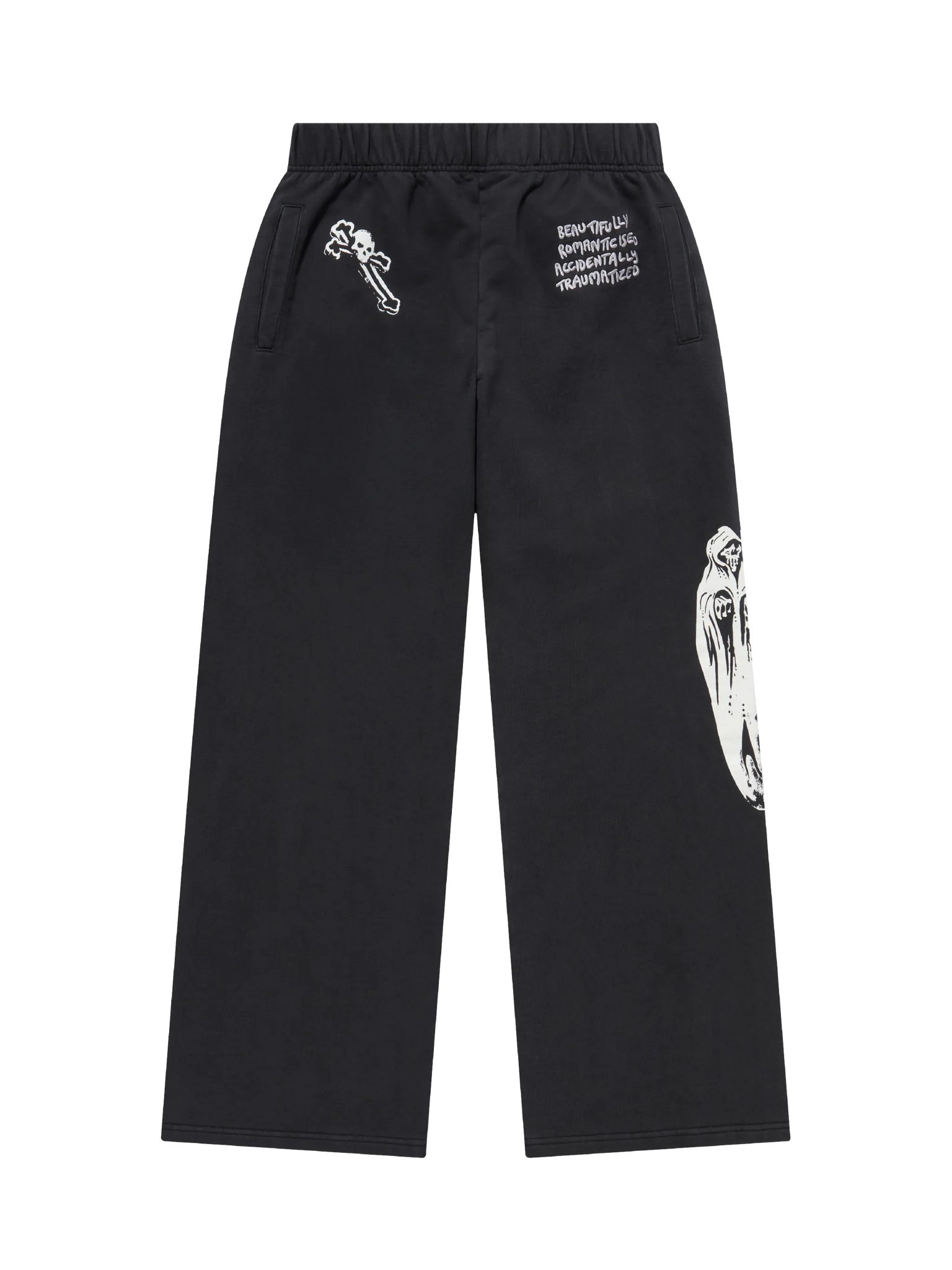 GOTH RUNNER TRACKSUIT BOTTOMS- MINERAL BLACK