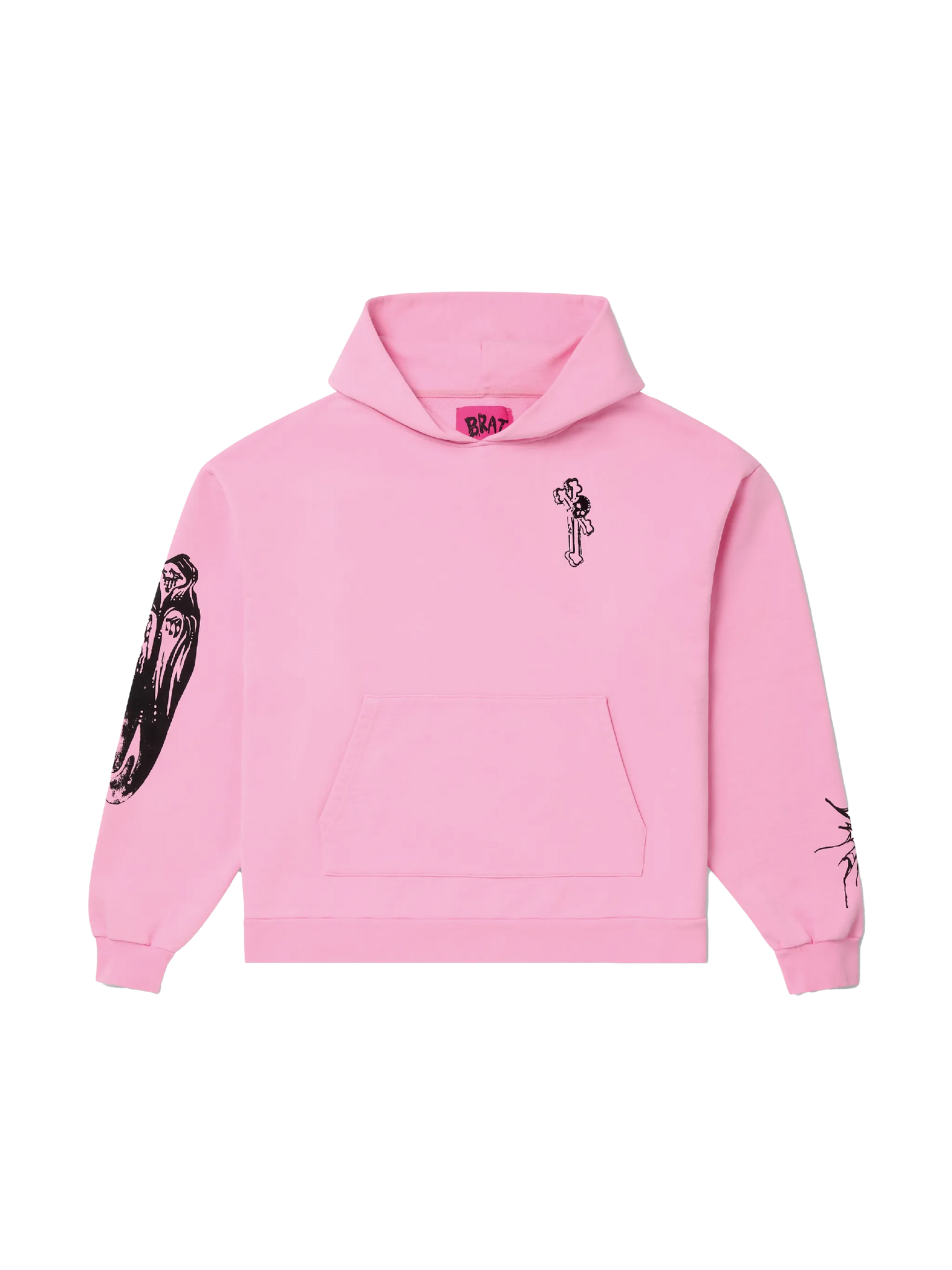 GOTH RUNNER TRACKSUIT HOODIE- CANDY PINK