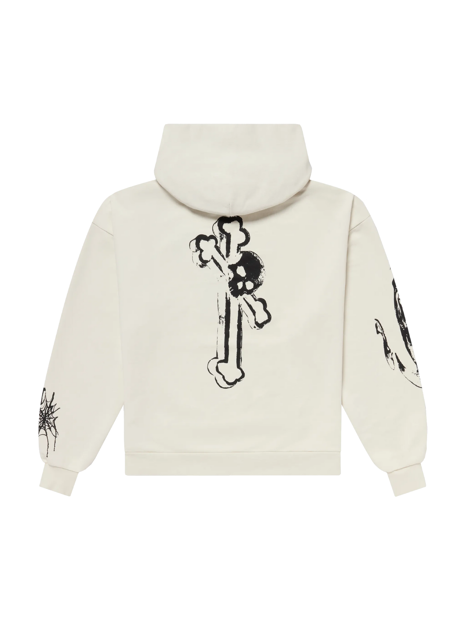 GOTH RUNNER TRACKSUIT HOODIE- BONE WHITE