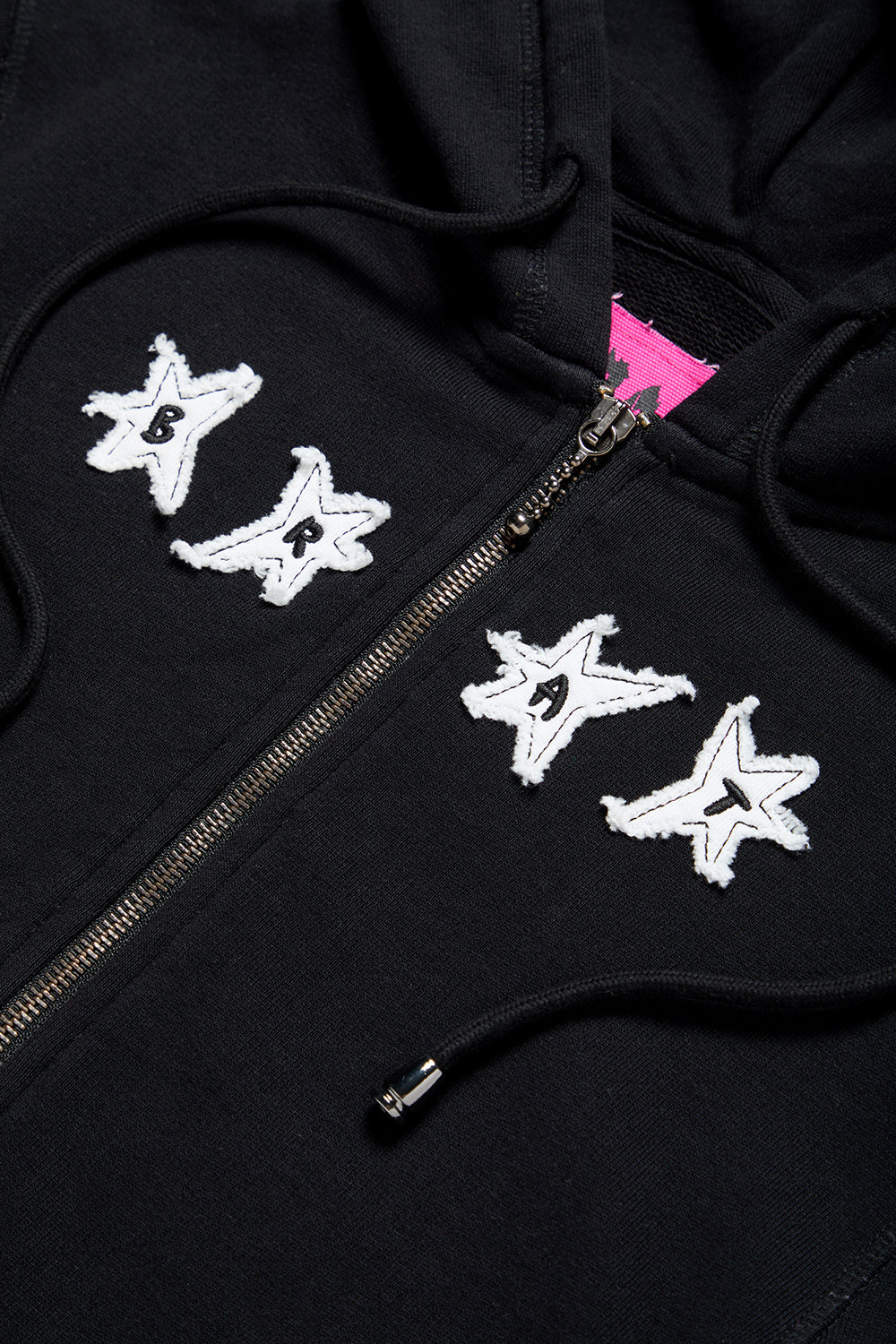NUMBSKULL APPLIQUÉ ZIP HOODIE - BLACK – BRAT